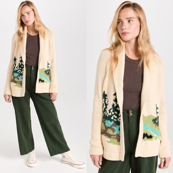 THE GREAT. Camp Lodge Cardigan - Size 1 (S) - Picture 14 of 16